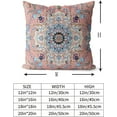 thumbnail image 3 of Boho Throw Pillow Covers 16x16 inch Set of 2 Burnt Pink Terracotta Rust Colored Throw Pillows Boho Home Decor for Bedroom Living Room Couch & Sofa (No Inserts), 3 of 6