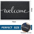 thumbnail image 2 of Tapis Rond en Soie Noire, Tapis de Bienvenue à la Maison, Tapis Rond en Soie Moderne Minimaliste, 2 of 8