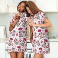 thumbnail image 4 of Haiem Caring Cow Print Women’s Short-sleeved Nightdress – Comfortable and Loose-Fit Sleepwear, Soft Cotton Sleep Shirt for Relaxing, Casual Nightdress, 4 of 6