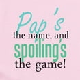 thumbnail image 2 of CafePress - Pap's The Name, And Spoiling's The Game! Infant Bo - Baby Light Bodysuit, Size Newborn - 24 Months, 2 of 4