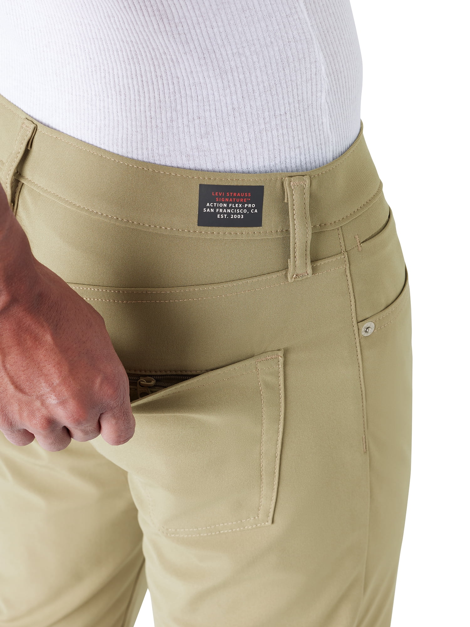 Levi Strauss Signature Men's and Big and Tall Action Flex Slim Pants