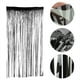 thumbnail image 5 of Fiesta de bodas de cumpleaños Cortina con flecos brillantes Decoración colgante para habitación 100 cm * 200 cm (Negro), 5 of 8