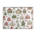 thumbnail image 5 of Yayeee Area Rugs for Living Room 5.2'x4' Non Slip Washable Bedroom Floor Carpet, Brown Christmas House, 5 of 6