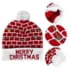 thumbnail image 3 of Gorro navideño, gorro navideño tejido suave, cálido y luminoso, gorro navideño tejido, artesanía superior, 3 of 12