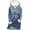Blue, variant on Lindreshi Winter Hoodies for Women's Digital Printed Plush And Thickened Fashionable Casual Long Sleeved Hooded Round Neck Sweatshirt