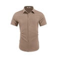 thumbnail image 3 of Camisa COOFANDY casual con botones de manga corta para hombre, 3 of 6