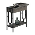 thumbnail image 2 of Convenience Concepts Omega Flip Top End Table with Charging Station, Multiple Finishes, 2 of 6
