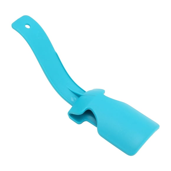 Calzador profesional para adultos y niños, portátil, ergonómico, para viajes, color azul