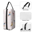 thumbnail image 3 of Goofa Dachshund Dog Puppy Printed Toiletry Bag with Handle,Large Capacity Travel Makeup Cosmetic Bag for Women, Carry on Airport Airline Compliant Bag, 3 of 9