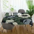thumbnail image 3 of Yayeee Tablecloths 54" x 54" Rectangle Wrinkle Resistant Party Table Cover, Dark Floral, 3 of 8