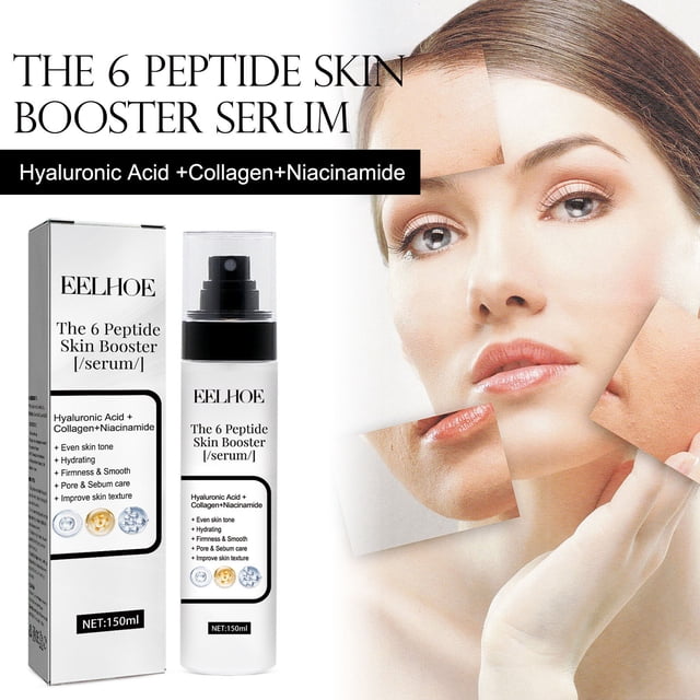 Hyaluronic Skin Boosting Facial The 6 Peptide Skin Booster Toner Serum 150ml