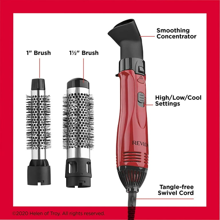Hair Curler Revlon Hot Air Brush Curly Hair Revlon One Step