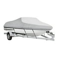 thumbnail image 2 of Xssm Boat Cover Heavy Duty Pontoon Boat Cover, 800d Oxford Cloth Waterproof UV Resistant Boat Cover,Snap-On Buckle Pontoon Cover 236.22" X 90.55", 2 of 13