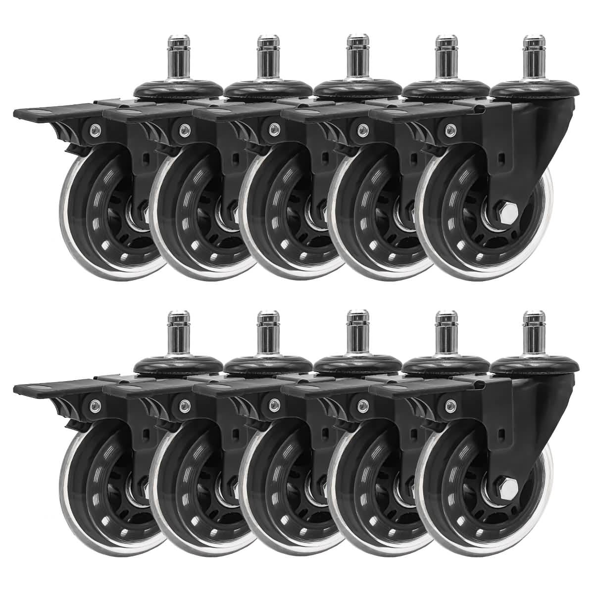 QERNTPEY Casters,4 Pieces Heavy White Nylon Flatbed Truck Trolley Industry Directional Wheel,Office Chair Swivel Chair Universal Wheel,Replace Accessories with Brake Mute Furniture Wheel QERNTPEY Casters,4 Pieces Heavy White Nylon Flatbed Truck Trolley Industry Directional Wheel,Office Chair Swivel Chair Universal Wheel,Replace Accessories with Brake Mute Furniture Wheel