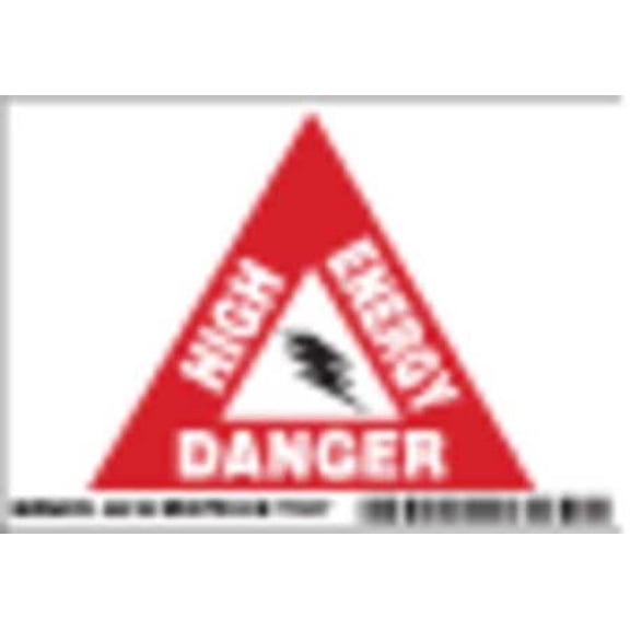 BRADY 86198 Machine/Equipment Label,English,PK5