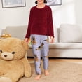 thumbnail image 6 of Xecao German Shepherd Dog Print Teenagers' Pajama Pants Long Sleep Pants Soft Elastic Waist Pajama Bottoms Elastic waist with 2 Pockets 5-16 Years-XS(5-6), 6 of 6