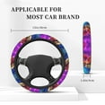 thumbnail image 4 of Lsque Mario Pattern Elastic Stretch Steering Wheel Cover,Universal 15 inch, Microfiber Breathable Ice Silk, Anti-Slip, Odorless, Easy Carry, 4 of 7