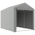 thumbnail image 1 of Outsunny Tente de Rangement, Remise Extérieure Portable avec Grande Porte, Gris Pâle, 1 of 10