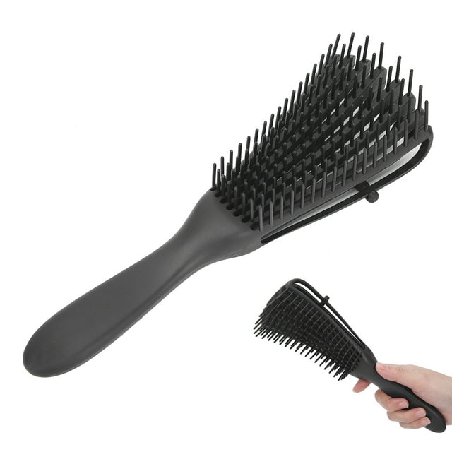 Cepillo Para El Cabello, Conveniente Para Usar El De Goma De La Superficie Mate De Peinado Para El Cabello Para El Cabello Rizado Y Liso Para El Cabello Húmedo Y Seco