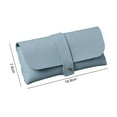 thumbnail image 6 of Portable Faux Leather Glasses Case, Flexible Sunglasses Pouch Slim Case for Women Men Eyeglass Case, 6 of 7