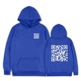 thumbnail image 4 of Ruifaya Sudadera con capucha con código QR FU divertida GXG, 4 of 7