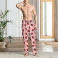 thumbnail image 2 of Naloa Strawberries Pajama Pants Men, PJ Bottoms, Sleep & Lounge Pants-XX-Large, 2 of 6