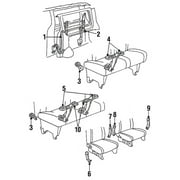 Genuine OE Ford Retractor Assembly - F69Z12611B69F
