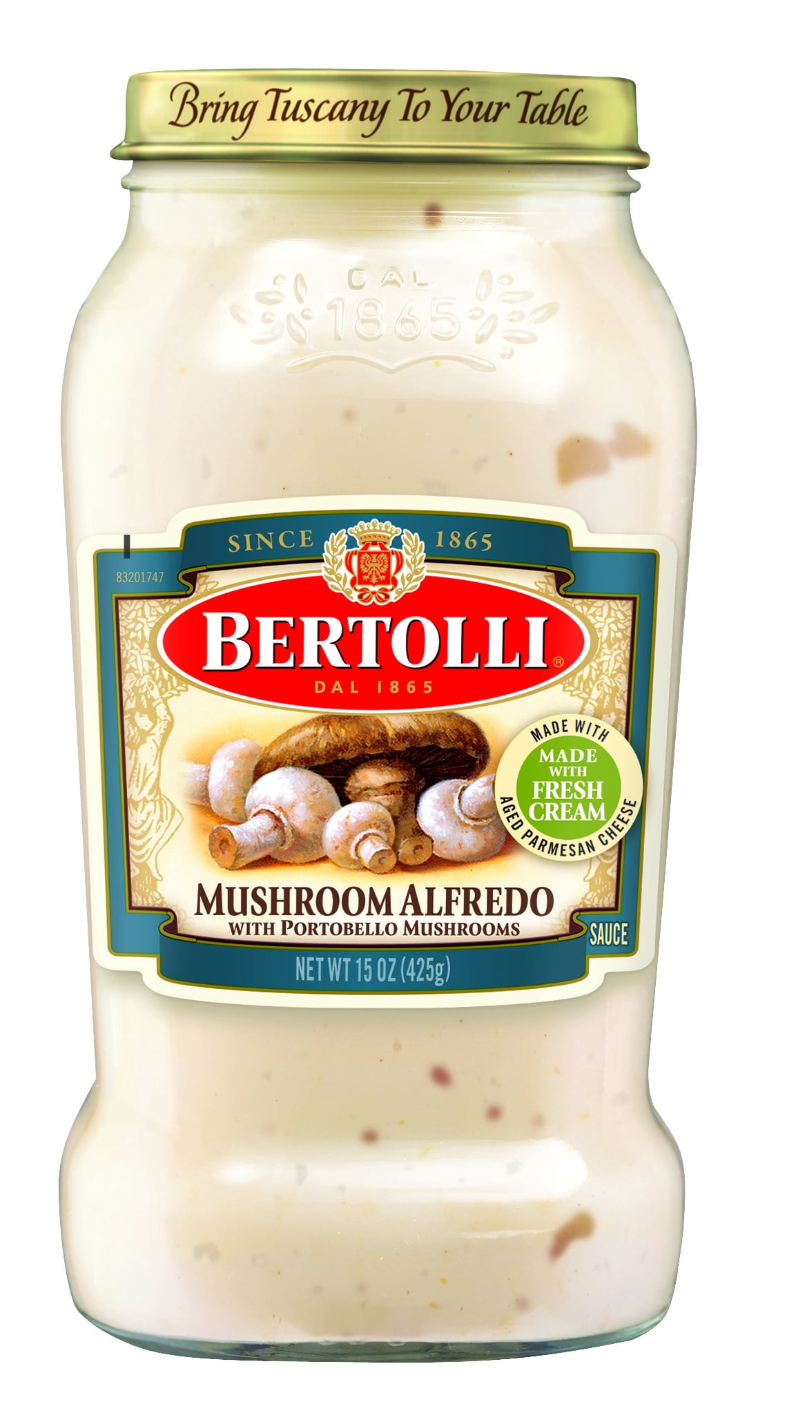 Bertolli® Mushroom Alfredo with Portobello Mushroom Sauce, 15 oz