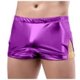 thumbnail image 2 of toraway Men's Sports Bronzed Solid Color Smooth Boxers With Pocket Pockets L, 2 of 4