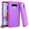 thumbnail image 3 of Xpression Cover for Samsung Galaxy A14 5G Slim Hybrid Shockproof Silicone Rubber TPU + Hard PC Heavy Duty Three Layer Body Protection Phone Case - Purple Pink, 3 of 9