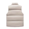 thumbnail image 2 of WILLBEST Jackets for Men Autumn and Winter Men's Solid Color Stand Collar Warm Slim Handsome Down Vest, 2 of 3