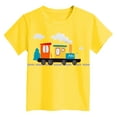 thumbnail image 4 of Ulanda Kids Steam Locomotive Engine Shirt Train Toddler Boys T-Shirt (Yellow, 2-3 Years), 4 of 4