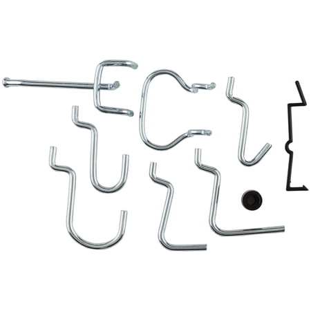 National Hardware 7180185 Peg Hooks Lock Assortment Zinc Plated