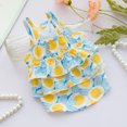 thumbnail image 6 of Layered Summer Dog Dress - Thin Sunscreen - Ruffled - Cute Floral Sling Dress for Chihuahua Bichon Poodle, 6 of 8