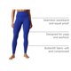 thumbnail image 4 of Pantalones CRZ YOGA Butterlift tiro alto 28" azul medio, 4 of 4