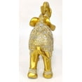 thumbnail image 2 of Dalax-9 Inches Height Gold Color Elephant Figurine Living Room Bedroom Decor Gifts for Housewarming | Birthday| Valentine's Day | Mother's Day Gift, 2 of 7
