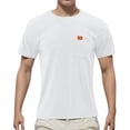 thumbnail image 2 of Linfrsh Men's Pocket Undershirt Pack, Cotton Crew Neck T-Shirt, Moisture Wicking Tee White,M, 2 of 5