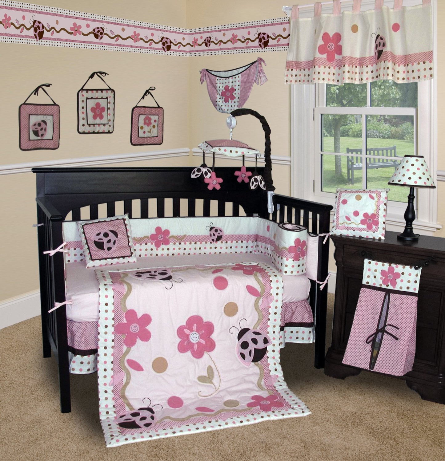 Disney Princesses 3-Piece Crib Bedding Set Pink 893003V LAMCR Lambs /& Ivy