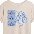 thumbnail image 3 of Disney - Lilo & Stitch - Sketched Faces of Stitch - Women's Oversized T-Shirt, 3 of 5