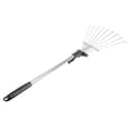 thumbnail image 1 of LEEYNEER 9-Tooth Stainless Steel Rod Practical Rakes Aluminum Alloy Expandable Folding Leaves Manual, 1 of 6