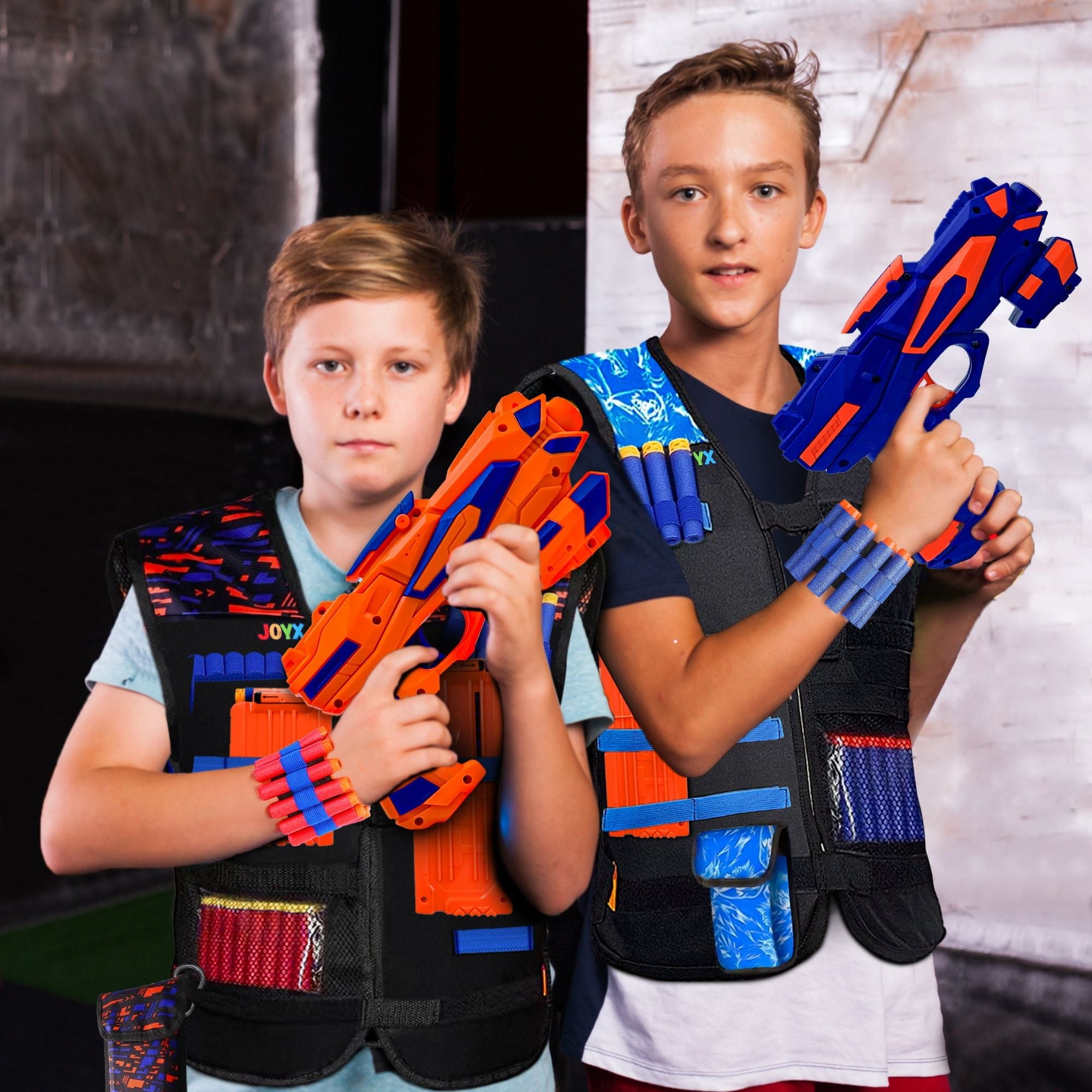 Kids Tactical Vest Kit for Nerf N-strike Elite, 50 Bullets Refill Darts  Full Kit