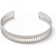 thumbnail image 1 of 1 Brazalete de acero inoxidable 304, brazalete hueco para mujer, pulsera ajustable abierta, joyería de moda, 1 of 3