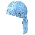 thumbnail image 2 of Cooling Skull Cap Helmet Liner, Breathable Sweat Wicking Head Wrap Bandana Hat for Men Women, Paisley Cycling Running Cap, 2 of 8