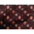 thumbnail image 4 of oneOone Cotton Cambric Fabric Ikat Style Kasuri Printed Fabric 1 Yard 56 Inch Wide, 4 of 4