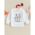 thumbnail image 2 of WIFORNT Sweat-Shirts Décontractés d'Automne à Manches Longues Pull Col Rond Imprimé Lettre, 2 of 8