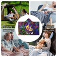 thumbnail image 6 of Tool Band Hooded Blanket Poncho, Wearable Hooded Blanket Cozy Soft Warm Plush Fleece Blanket for Adult Women Men, 6 of 7