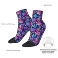 thumbnail image 6 of Naloa Rainbow Snowflakes Ankle Socks for Women Non Slip Socks No Show Socks Classic Low Cut Casual Socks Casual Socks, 6 of 7