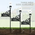 thumbnail image 2 of Address America USA Handcrafted, Double-Sided Reflective Boardwalk Address Sign with  Solar Light - 30" pole, 2 of 4