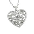 thumbnail image 4 of Hueco Colr de Rhinestone Natirtal Cadena de Cristal étet Sunnimix Collar con colgante de corazón, 4 of 7