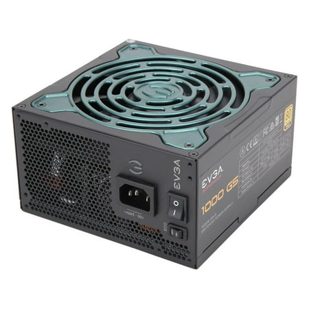 EVGA SuperNOVA 1000 G5, 80 Plus Gold 1000W, Fully Modular, Eco Mode with FDB Fan, 10 Year Warranty, Includes Power ON Self Tester, Compact 150mm Size, Power Supply 220-G5-1000-X1